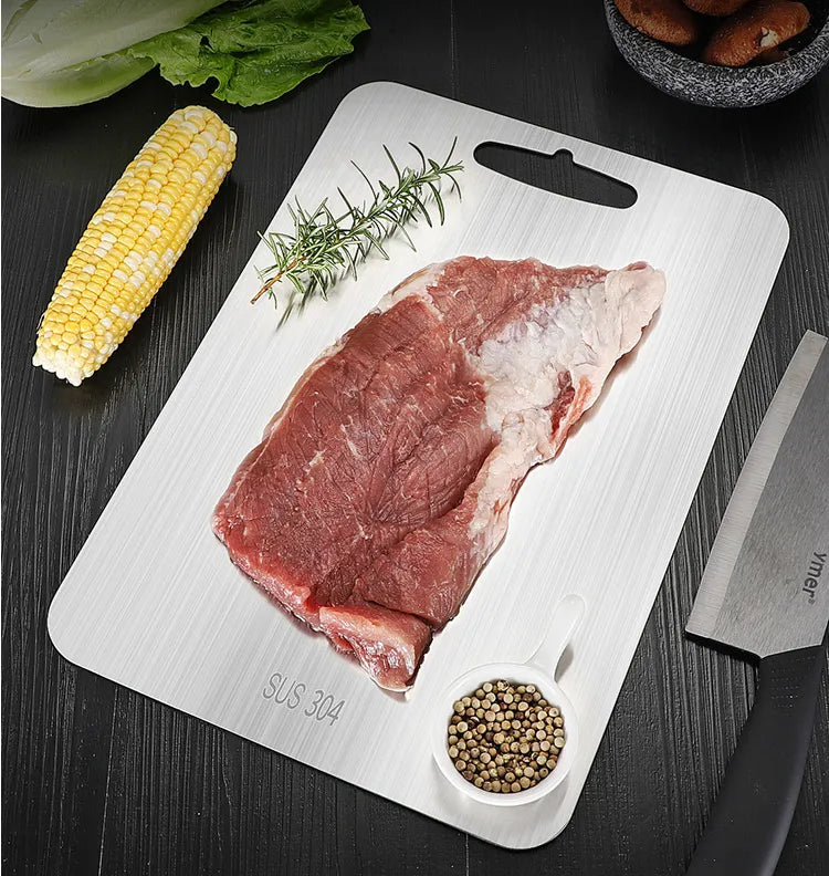 Anti Bacterial Stainless Steel Cutting Board