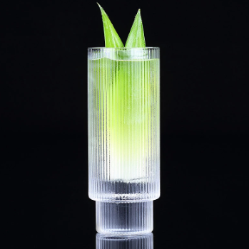 Striped Glass Cup, Cocktail Glass