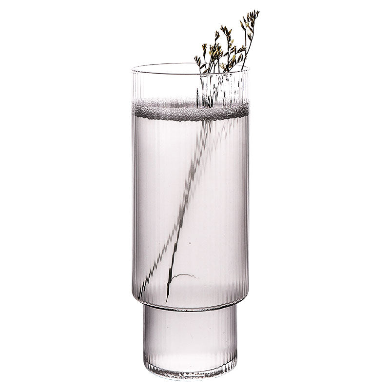 Striped Glass Cup, Cocktail Glass