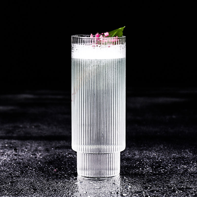 Striped Glass Cup, Cocktail Glass